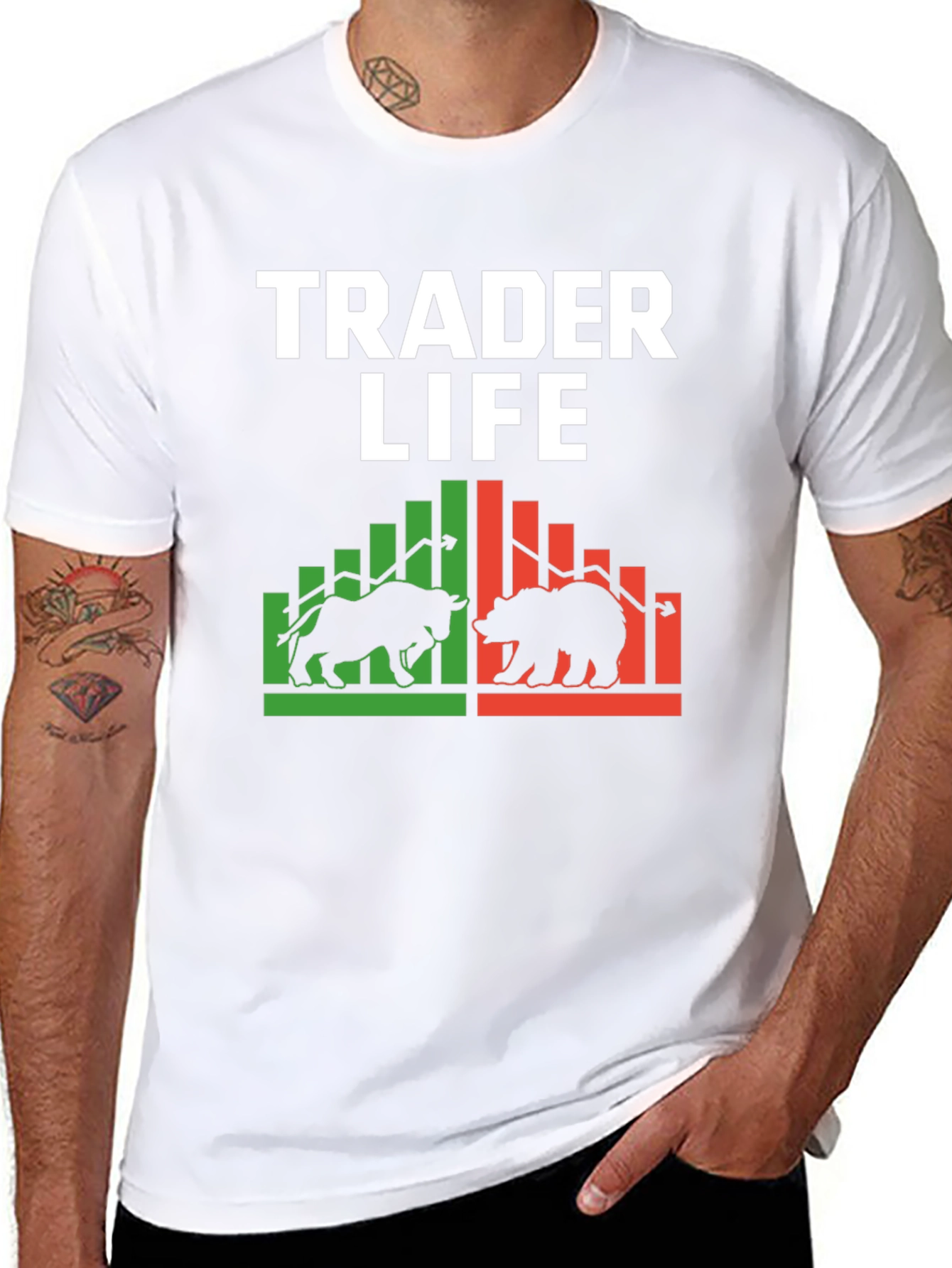 Trader Life Bull and Bear T-Shirt