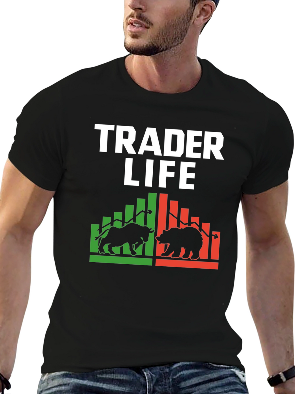 Trader Life Bull and Bear T-Shirt