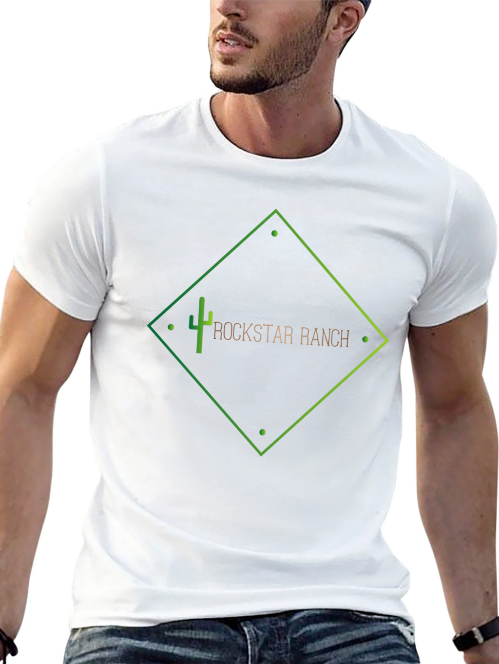 Rockstar Ranch Black Graphic Tee