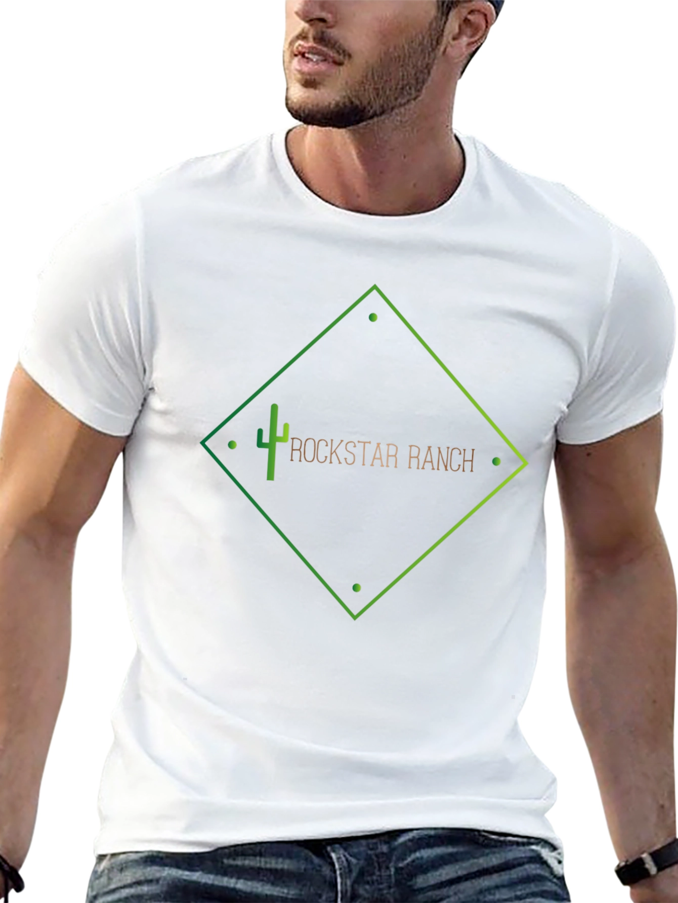 Rockstar Ranch Black Graphic Tee