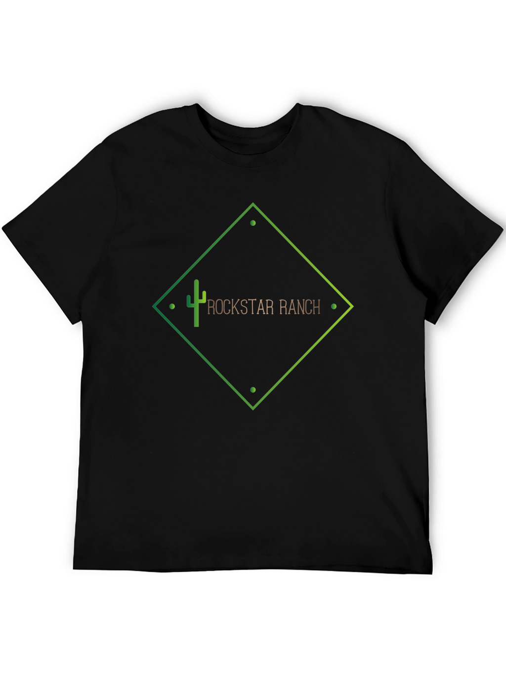 Rockstar Ranch Black Graphic Tee