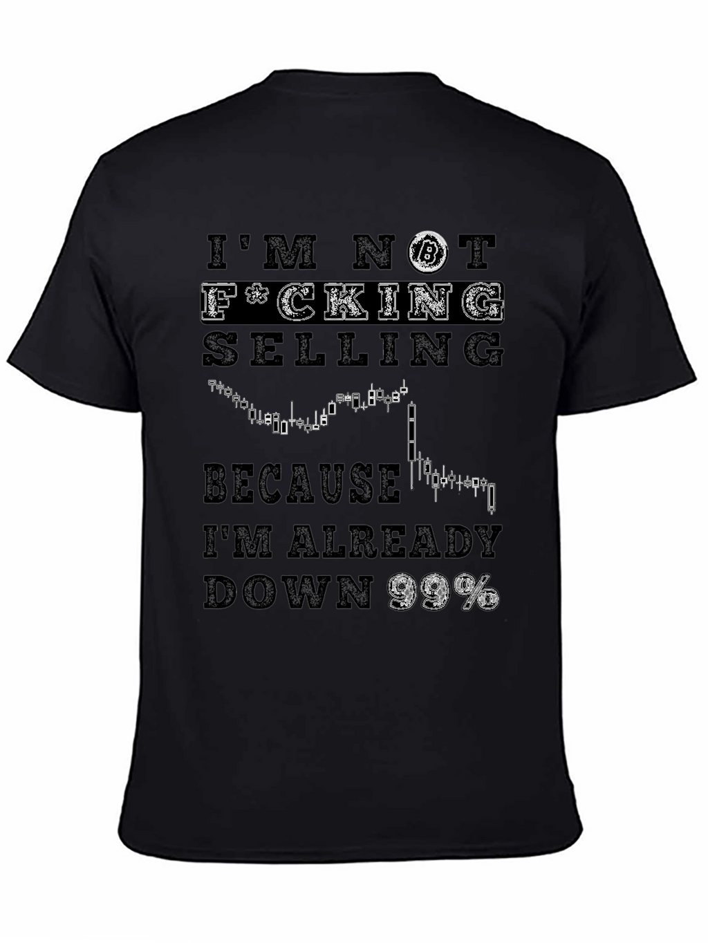 Bitcoin Down 99% Graphic T-Shirt