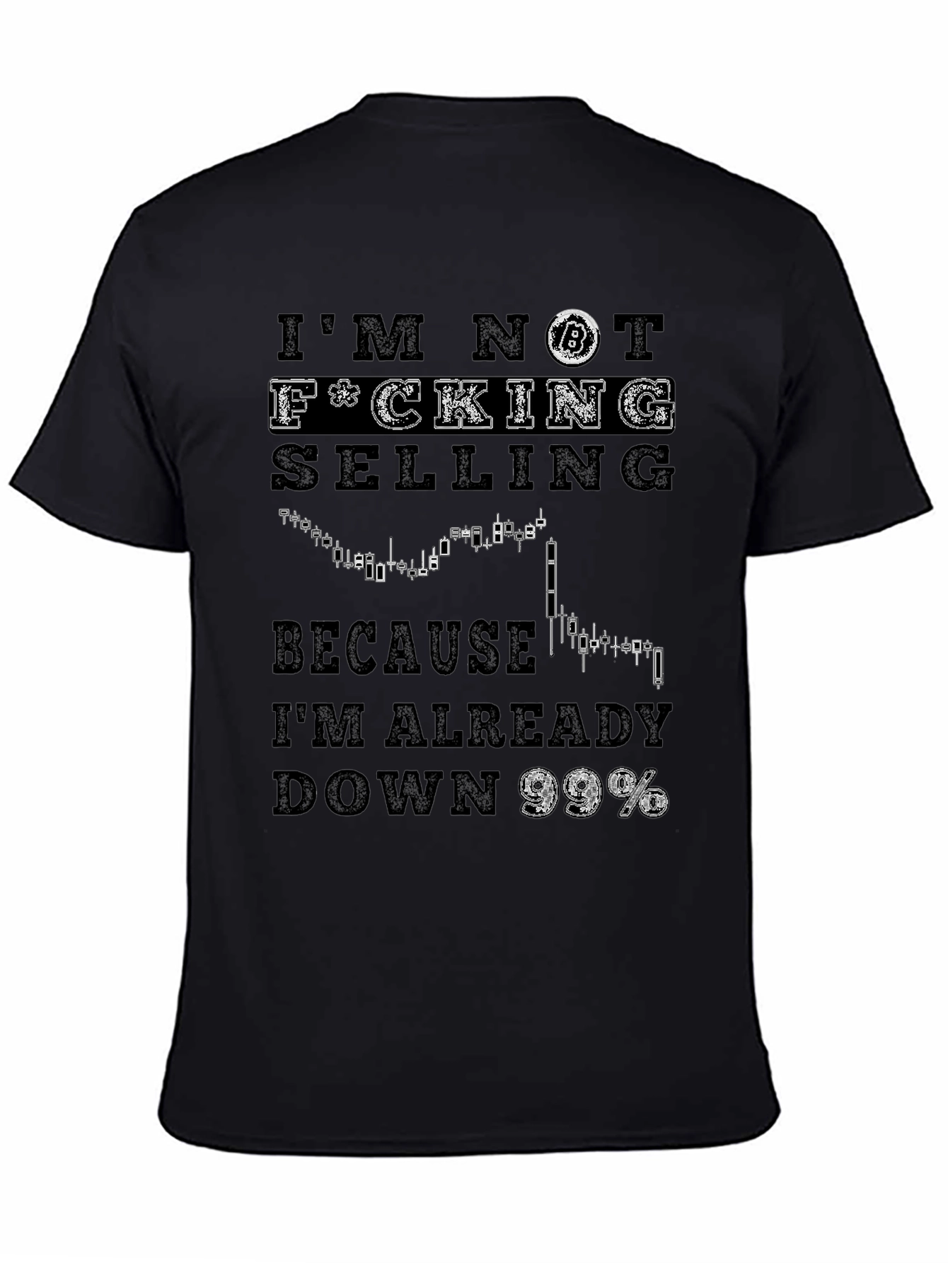 Bitcoin Down 99% Graphic T-Shirt