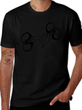 Scissors Graphic Black T-Shirt - Stylish & Unique