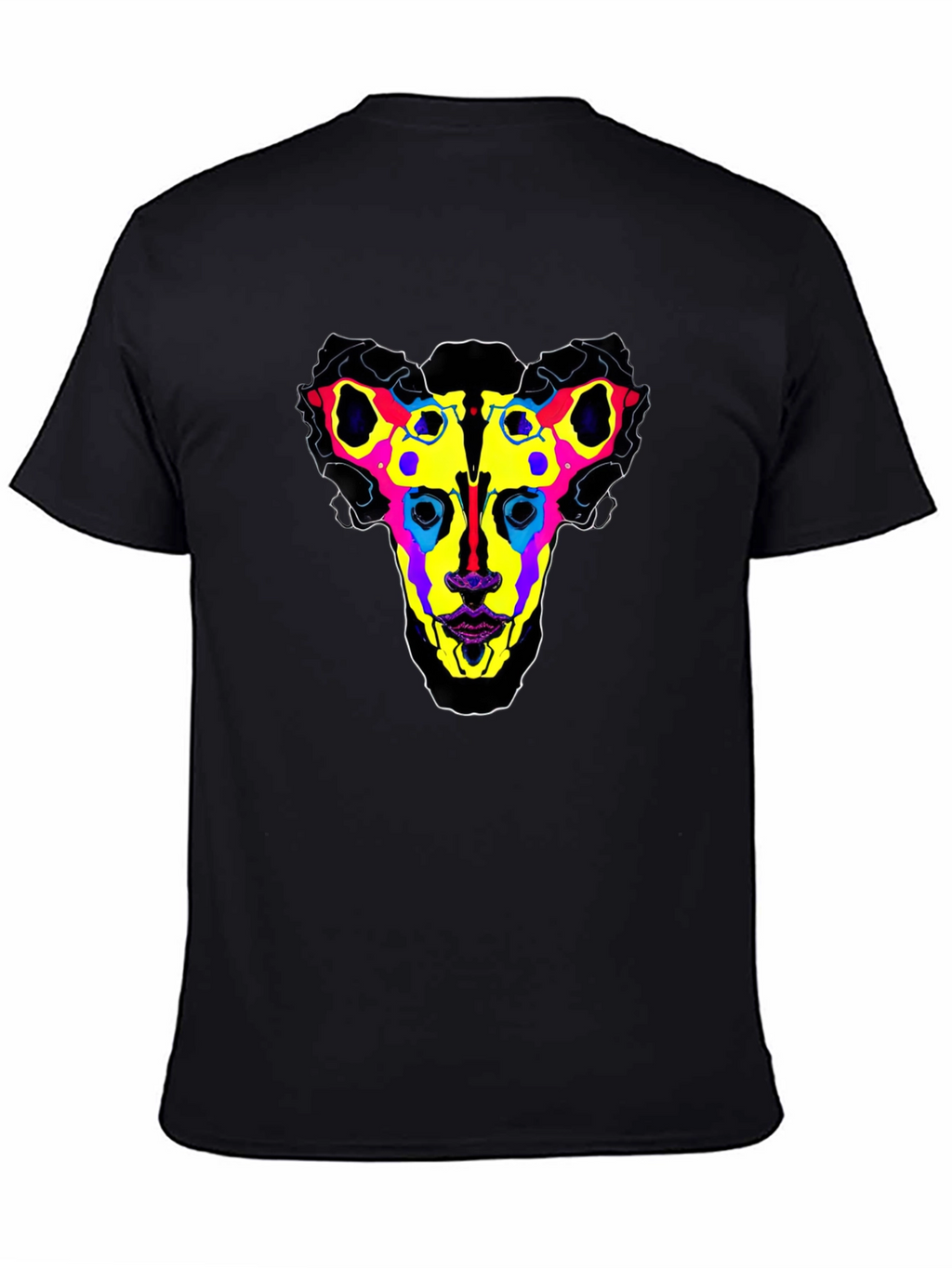 Abstract Geometric Graphic Print Tee