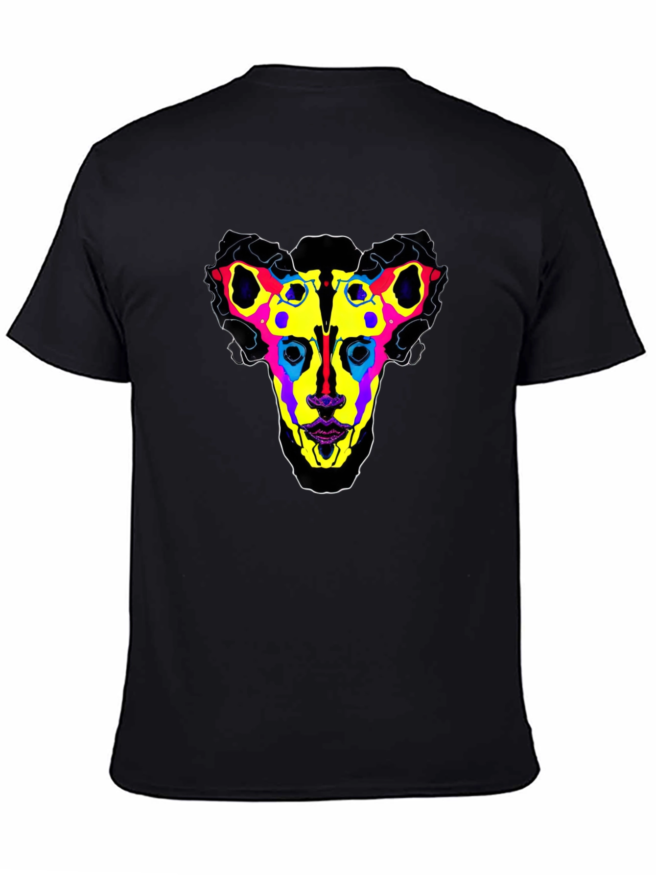 Abstract Geometric Graphic Print Tee