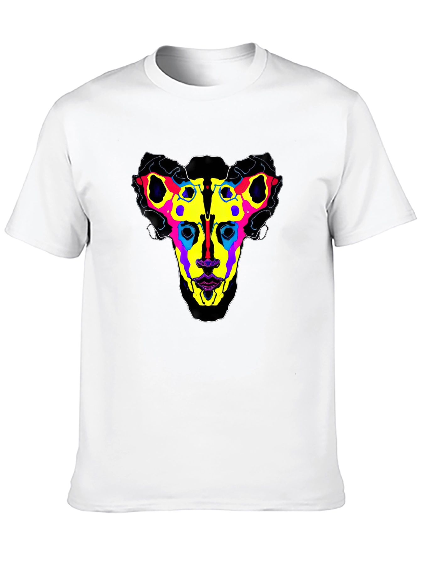 Abstract Geometric Graphic Print Tee