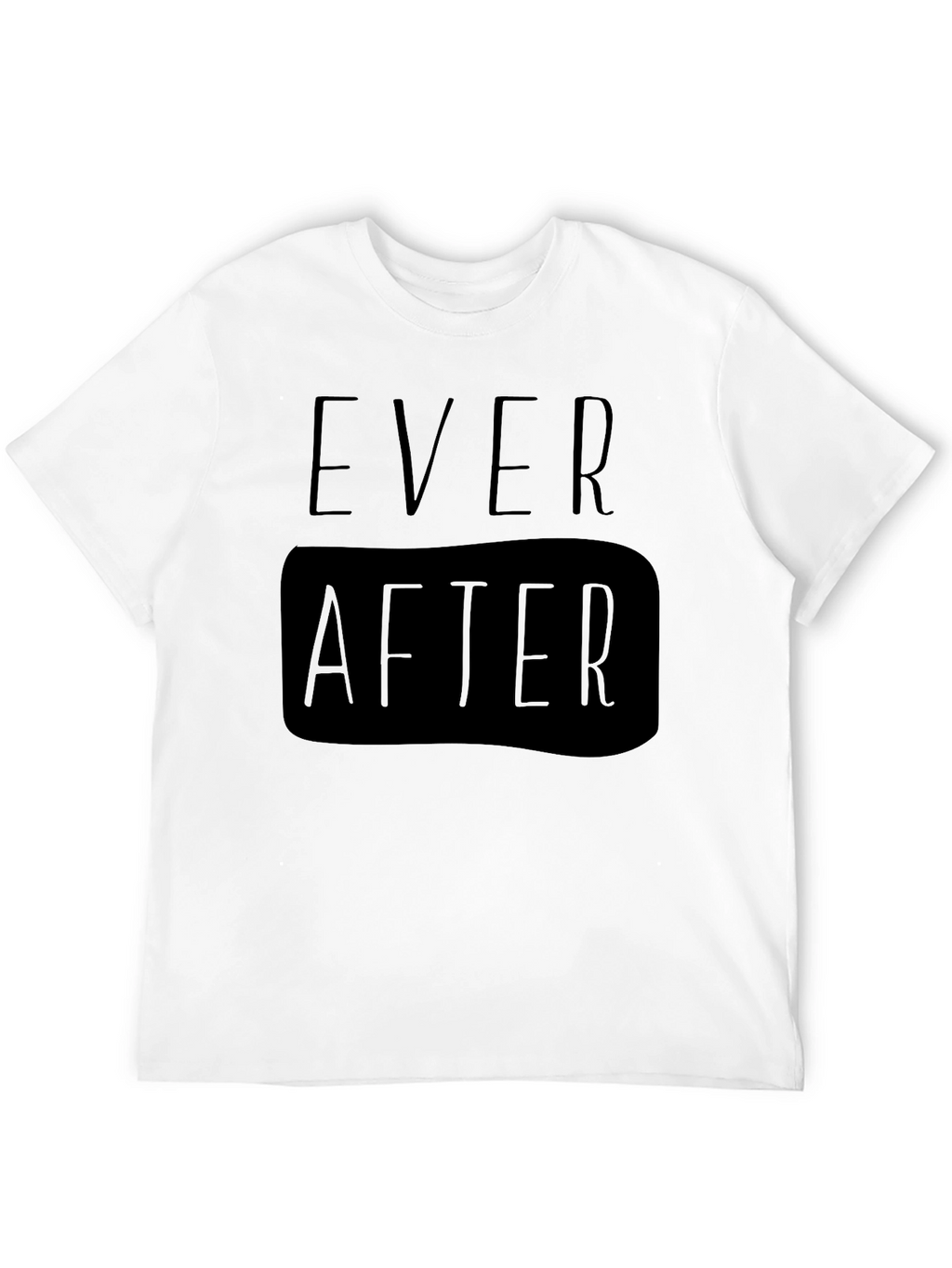 Ever After Black Graphic Tee for Men