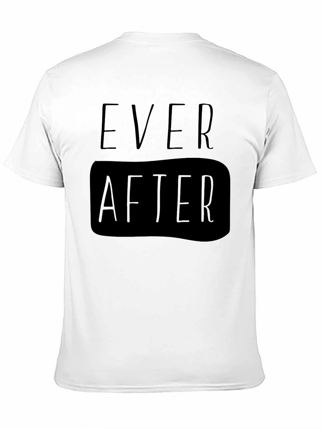 Ever After Black Graphic Tee for Men