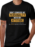 Personality vs. Attitude Graphic T-Shirt