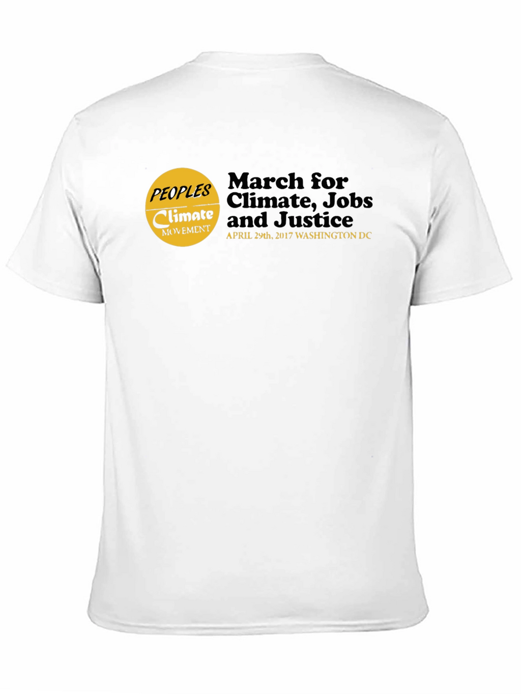 Climate March T-Shirt: Jobs & Justice