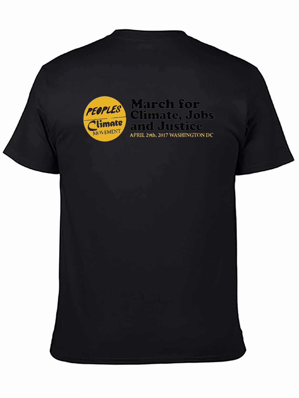 Climate March T-Shirt: Jobs & Justice