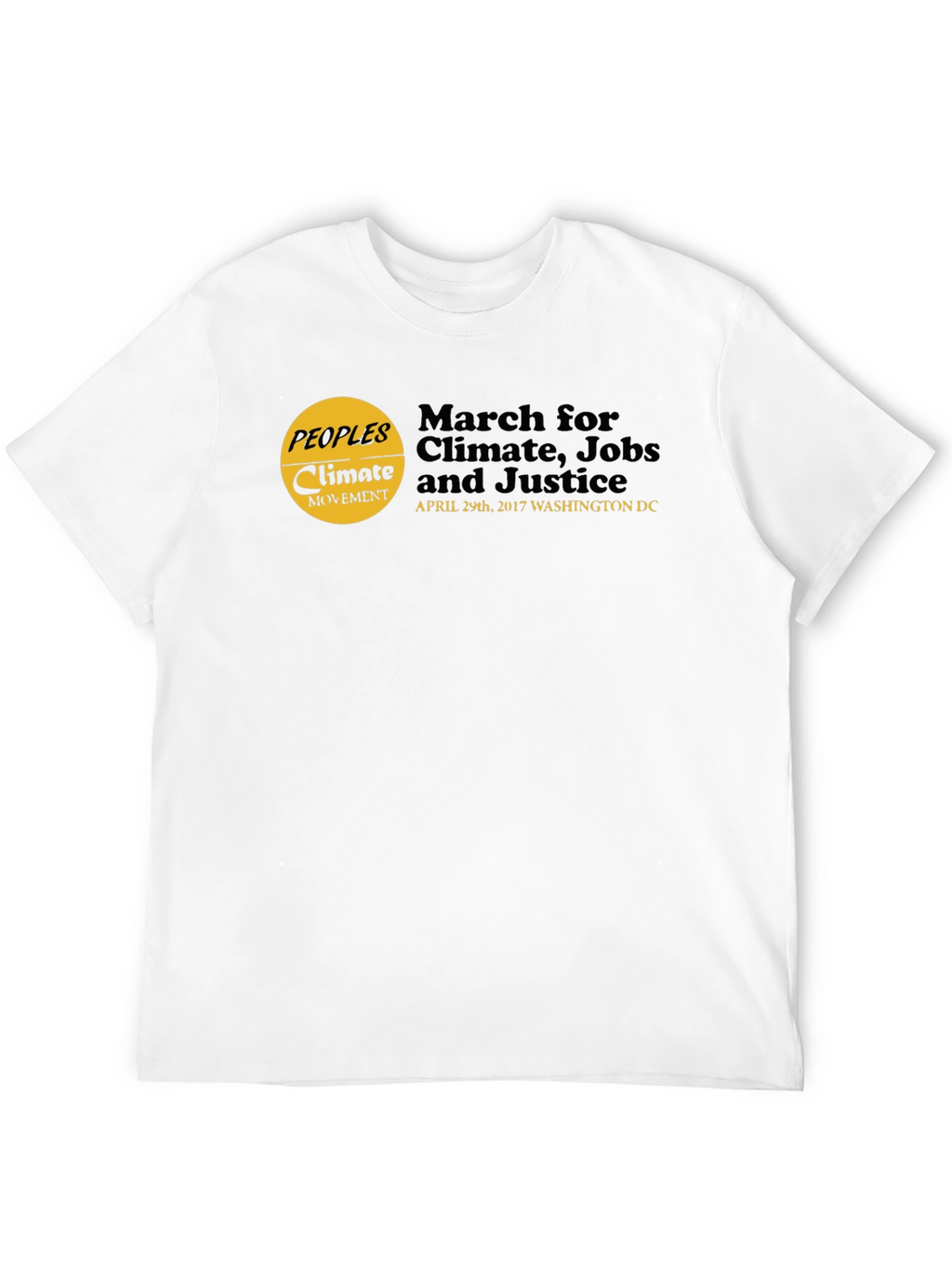 Climate March T-Shirt: Jobs & Justice