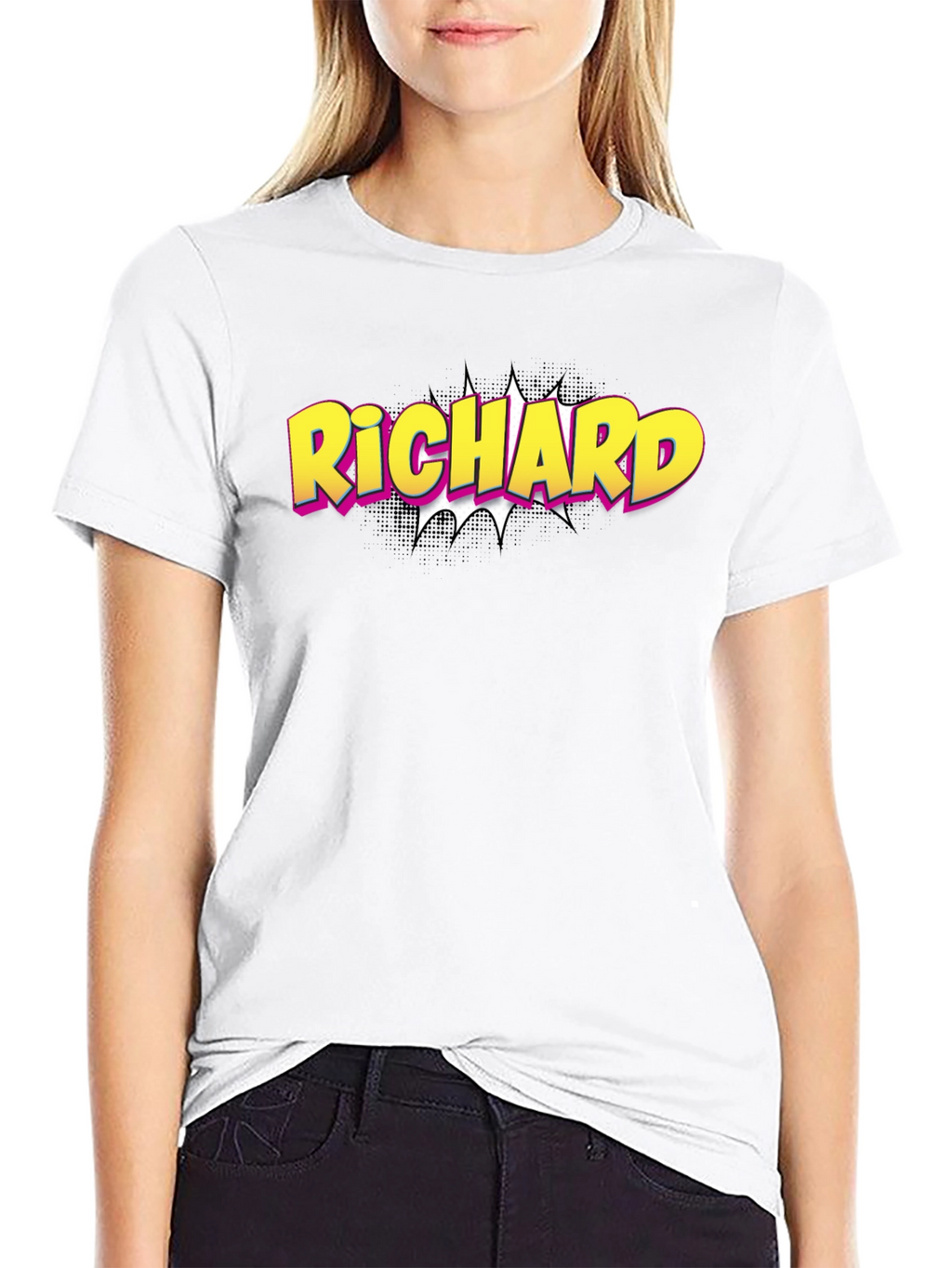 Richard Comic Style Personalized T-Shirt