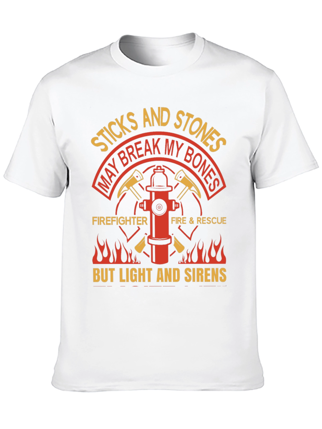 Firefighter T-Shirt - Sticks and Stones