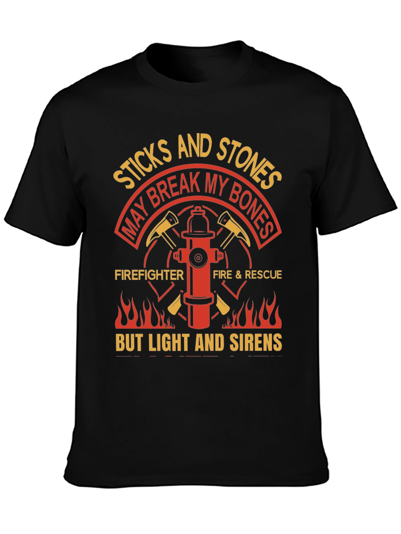 Firefighter T-Shirt - Sticks and Stones