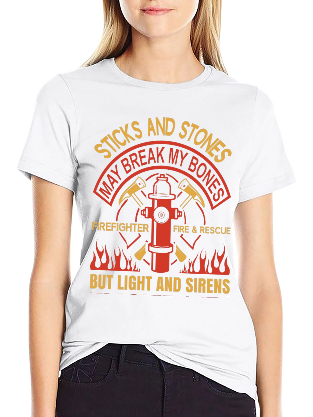 Firefighter T-Shirt - Sticks and Stones