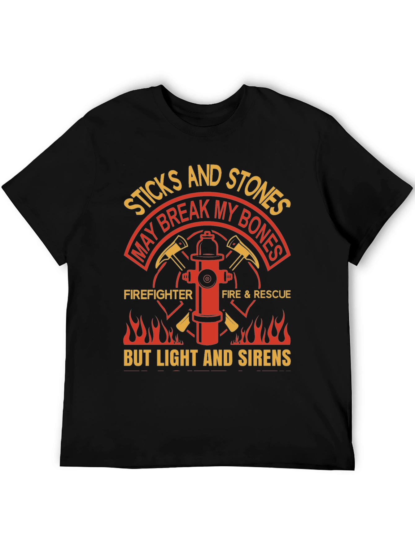 Firefighter T-Shirt - Sticks and Stones