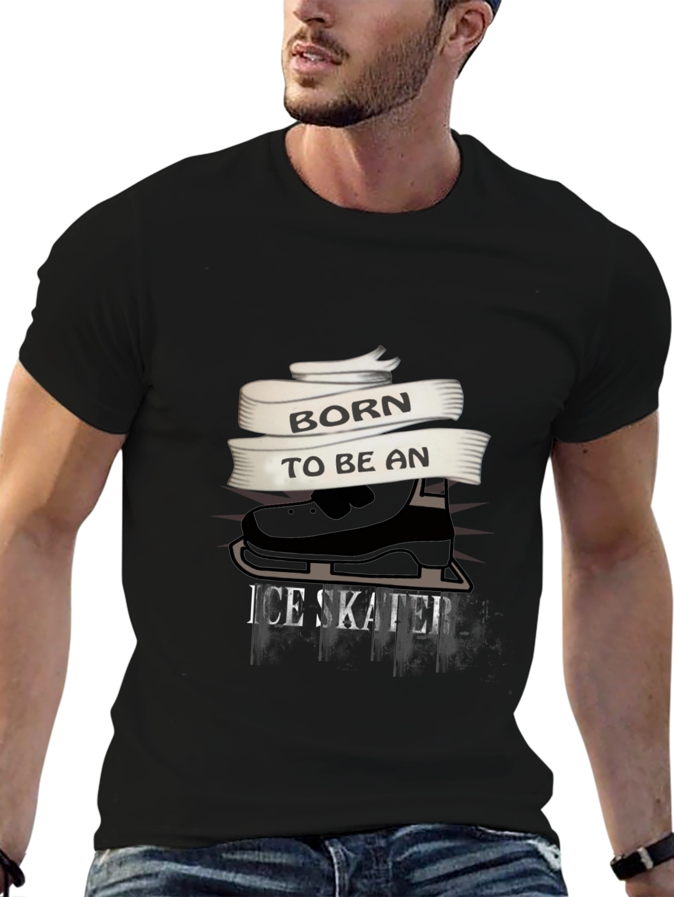 Born To Be An Ice Skater Graphic Tee
