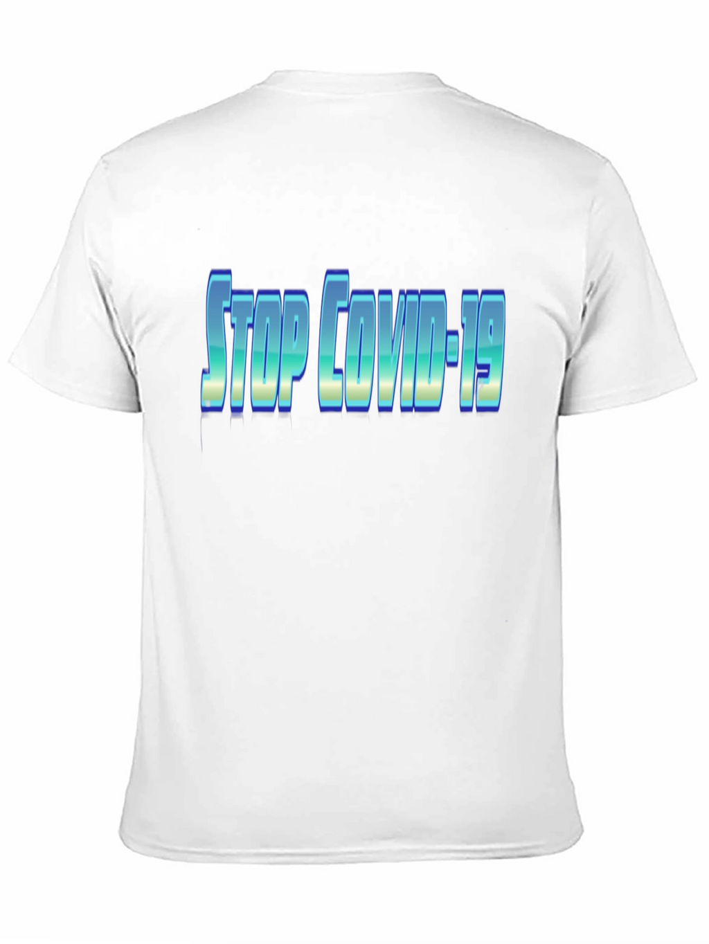 Stop COVID-19 Black T-Shirt
