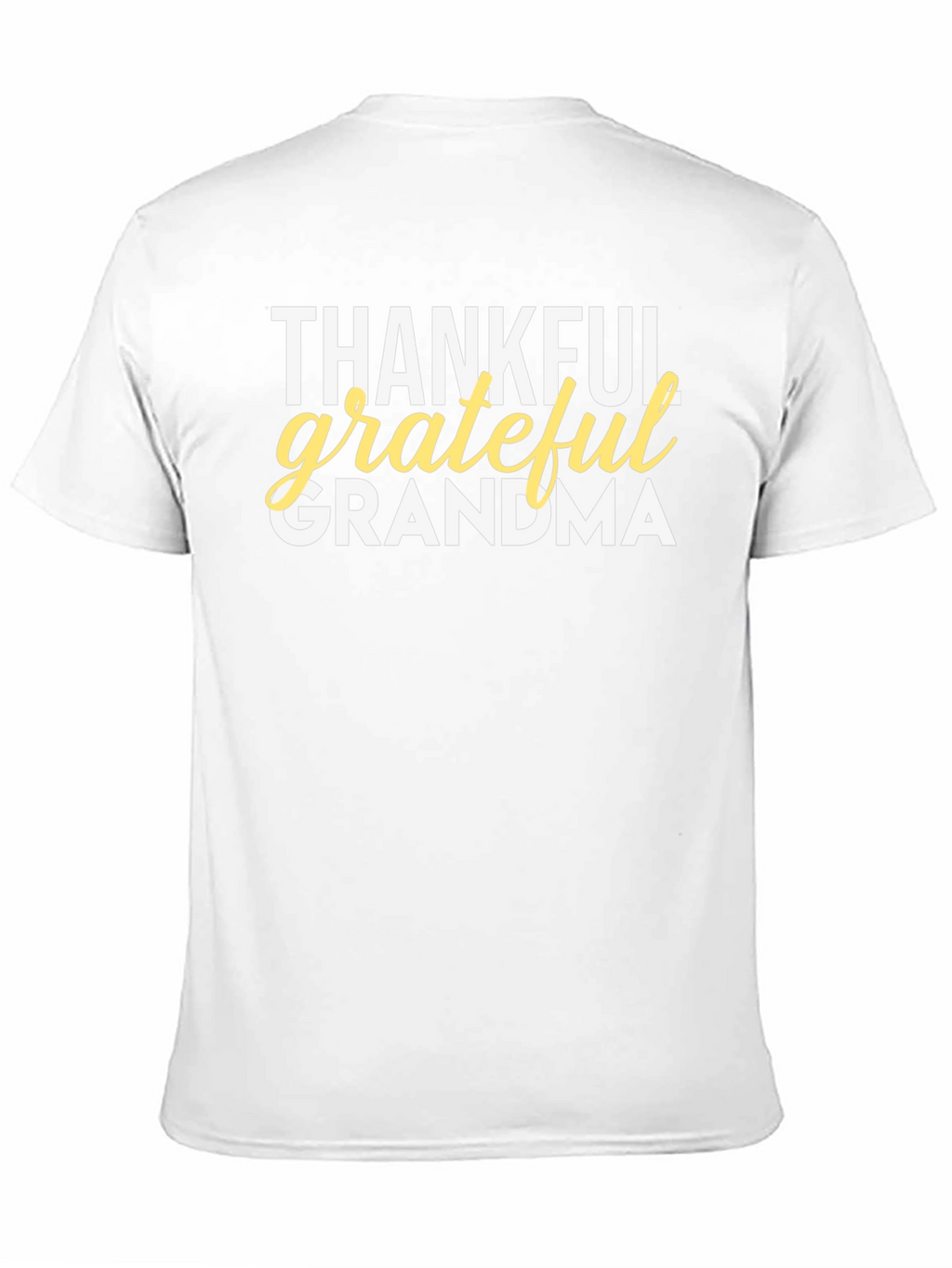 Thankful Grateful Grandma T-Shirt - Black