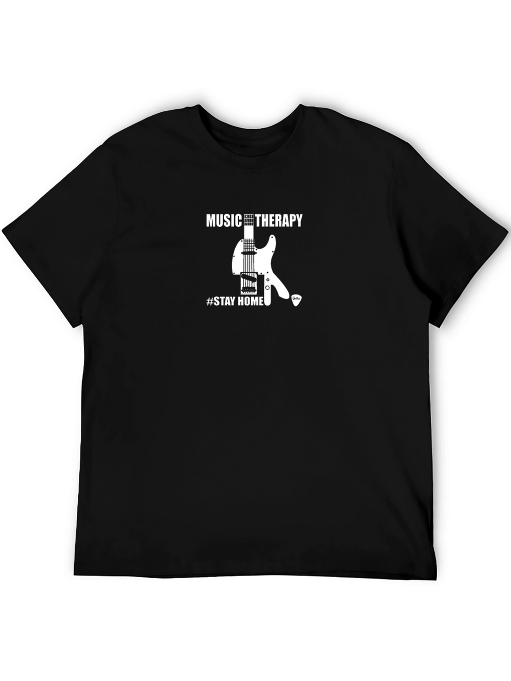 Music Therapy T-Shirt - Stay Home Play Guitar!
