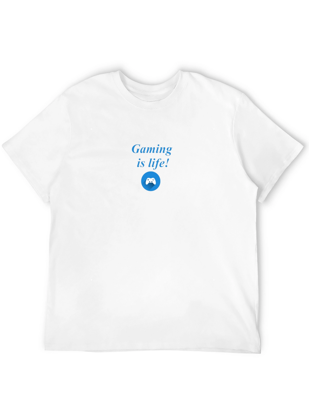 Gaming is Life! Black Graphic T-Shirt