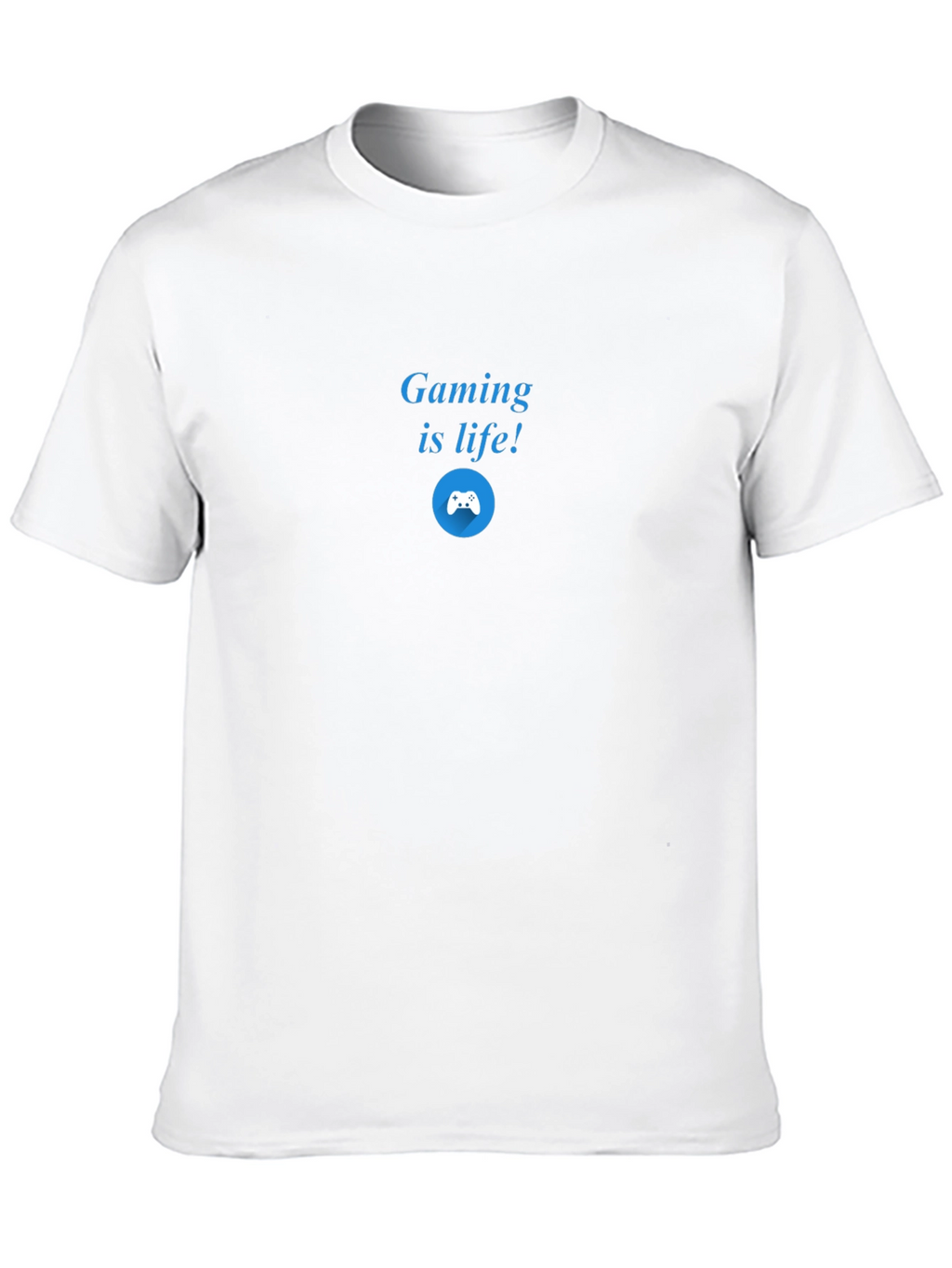 Gaming is Life! Black Graphic T-Shirt