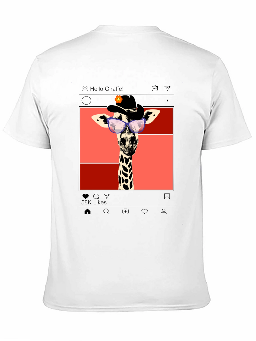 Giraffe Instagram T-Shirt