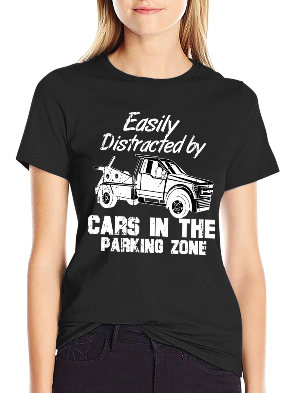 Easily Distracted Tow Truck T-Shirt
