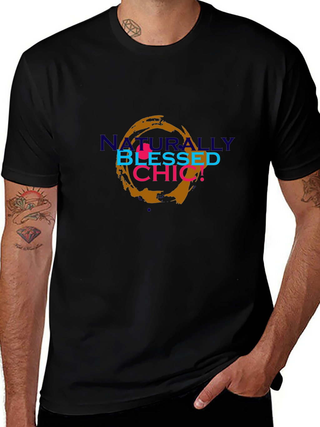 Naturally Blessed Chic Graphic T-Shirt