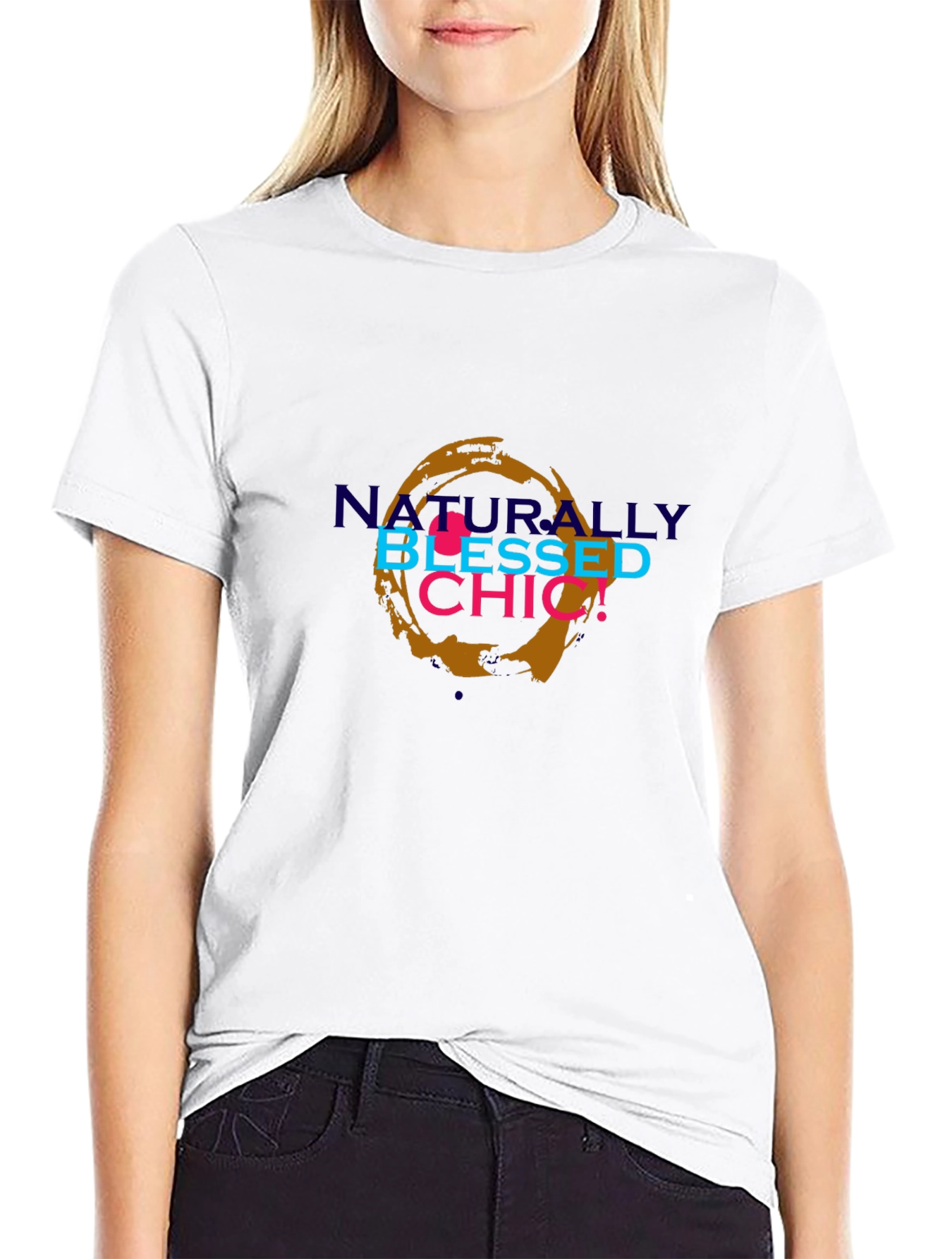 Naturally Blessed Chic Graphic T-Shirt
