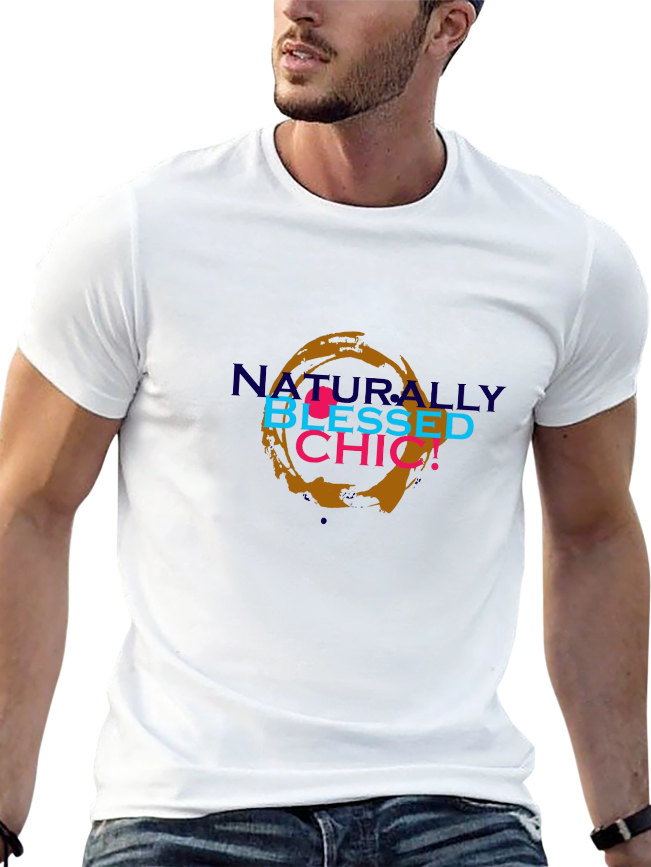 Naturally Blessed Chic Graphic T-Shirt