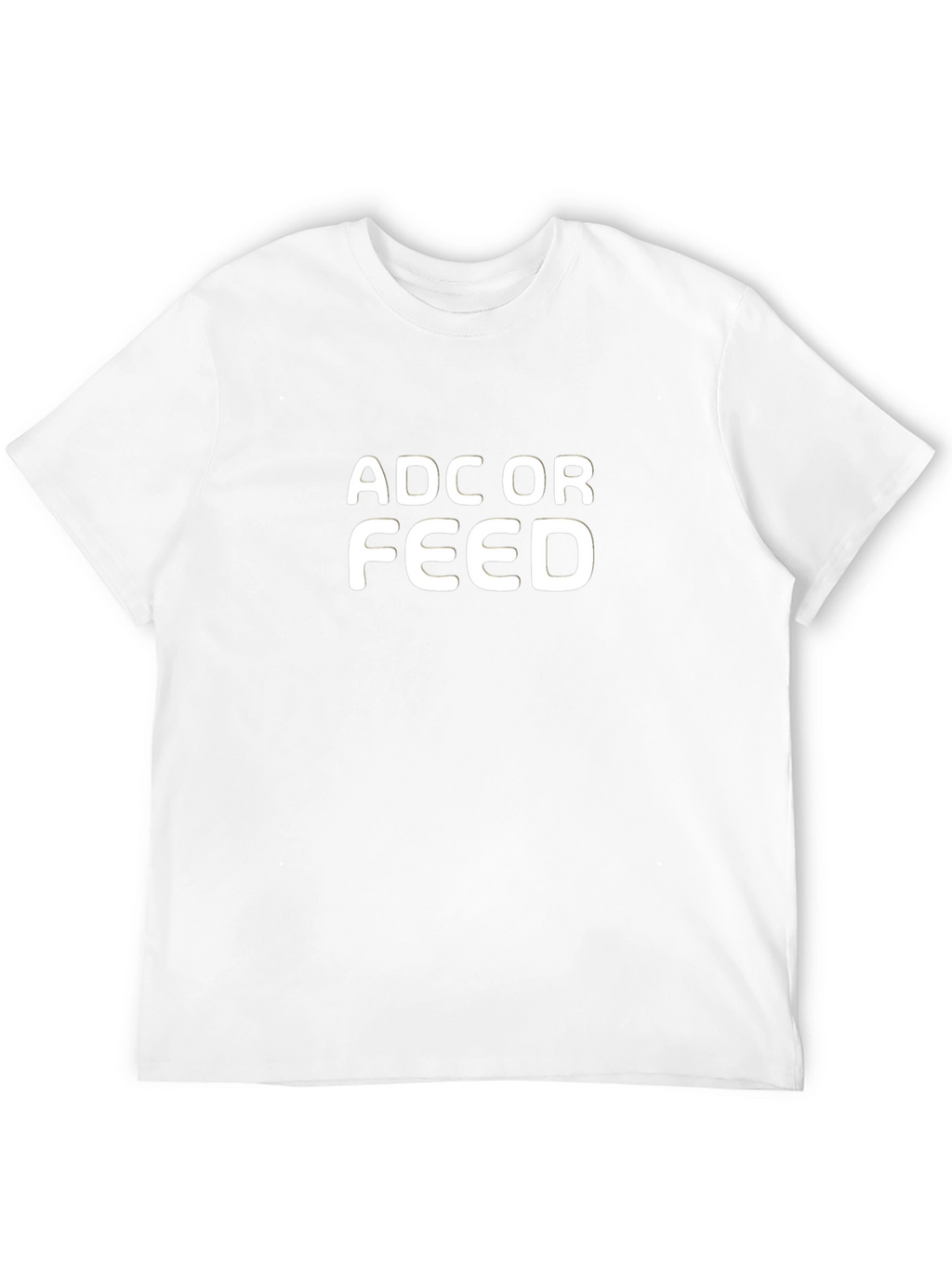 ADC or Feed Black T-Shirt - Gamer Tee