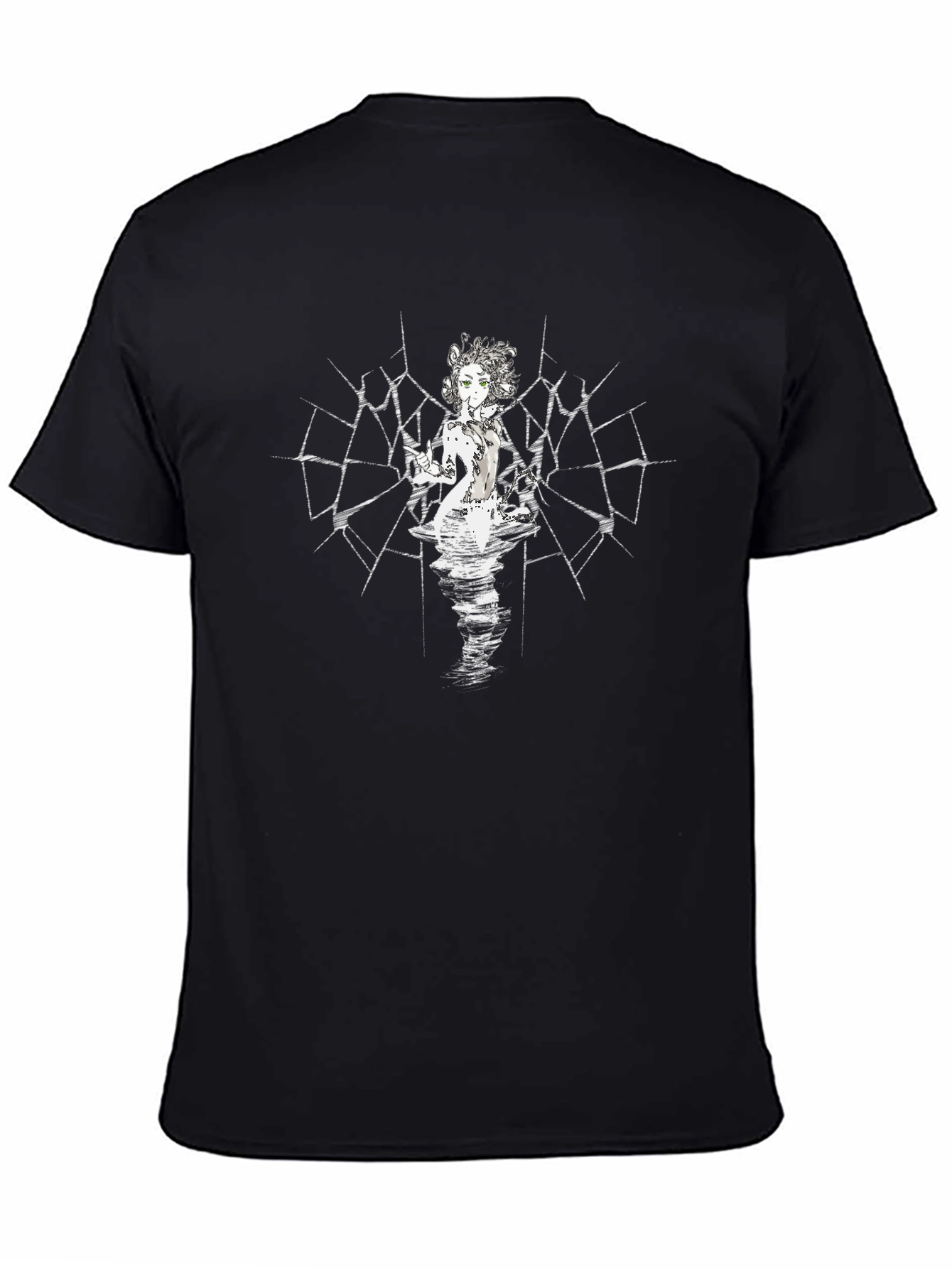 Gothic Anime Girl Graphic T-Shirt