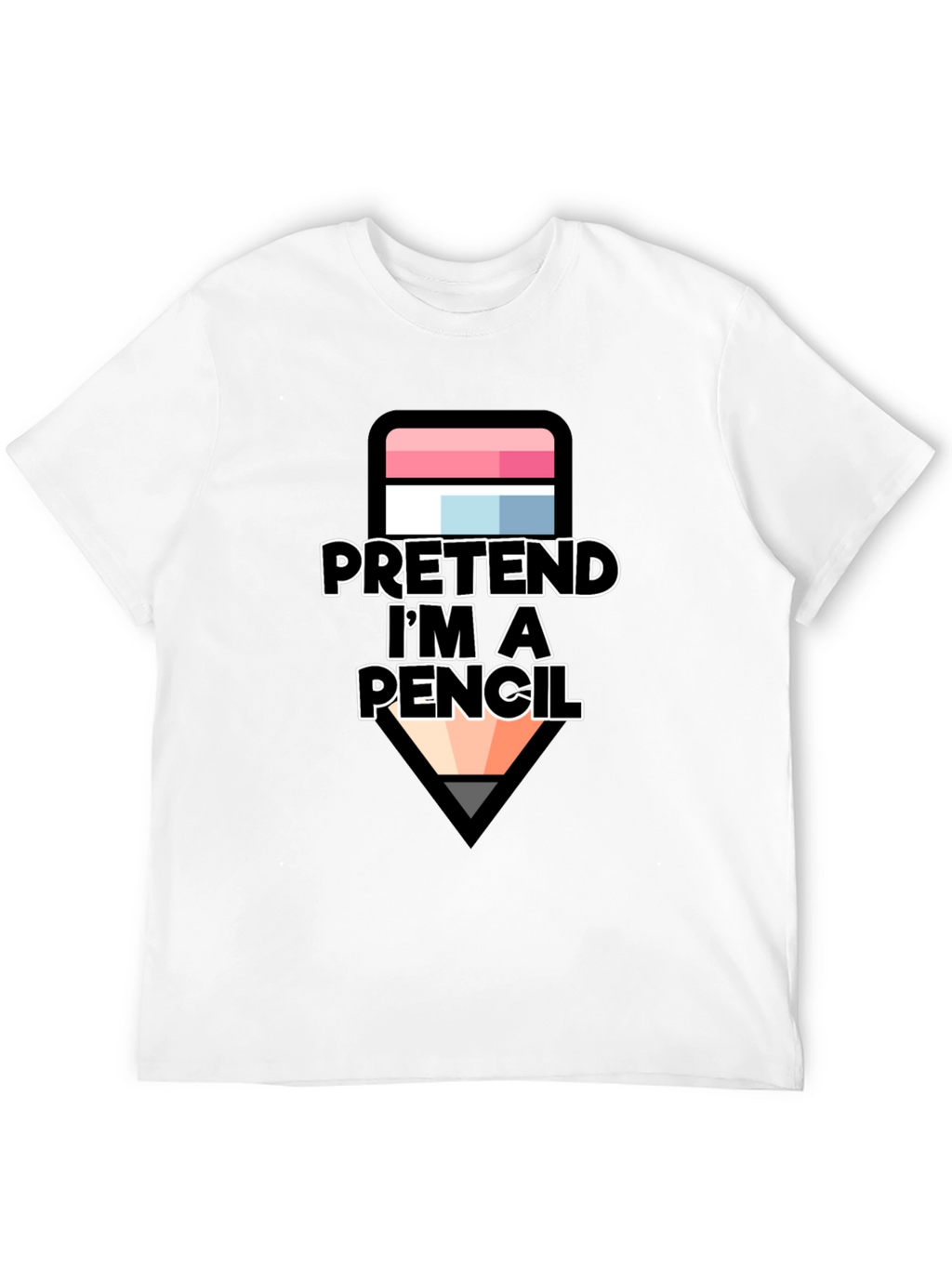 Pretend Im a Pencil T-Shirt - Funny Costume Tee