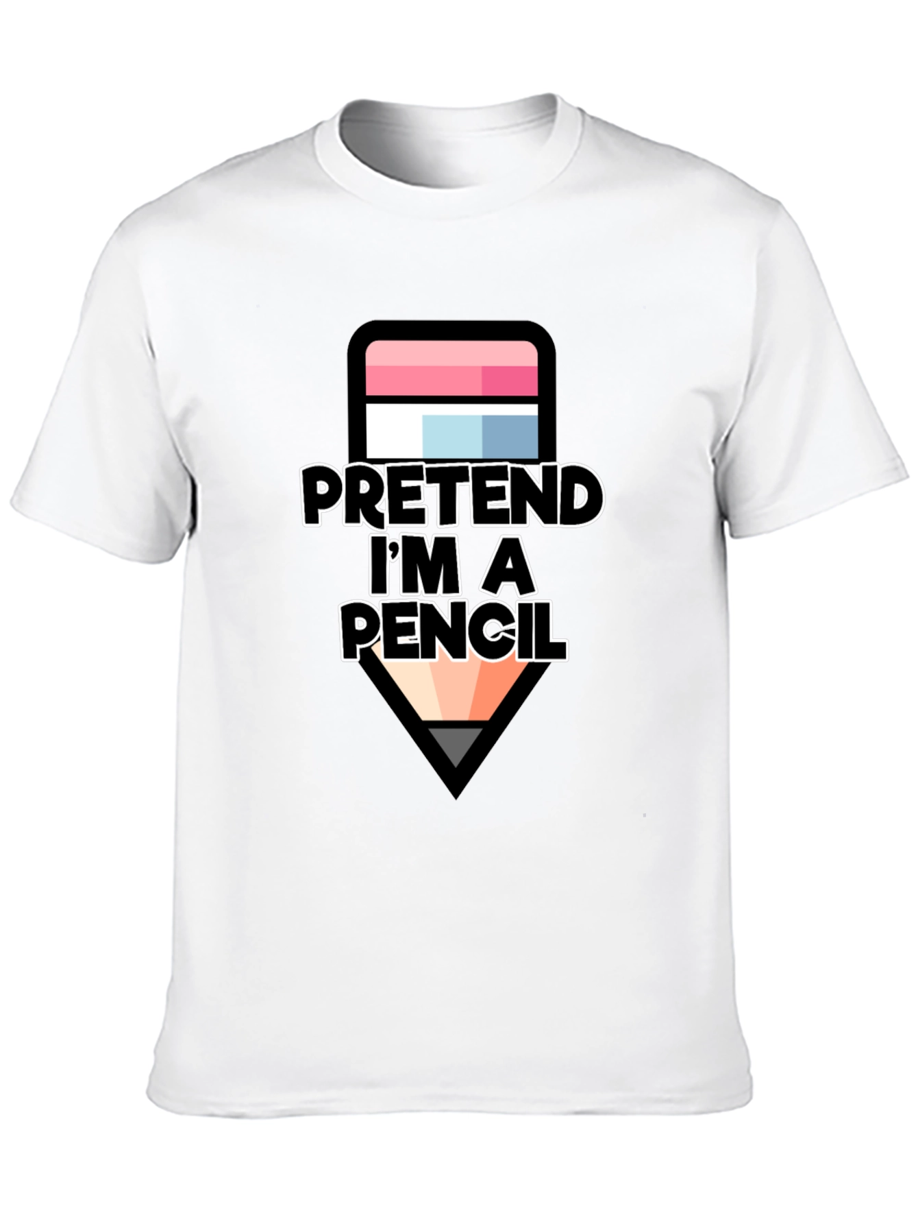 Pretend Im a Pencil T-Shirt - Funny Costume Tee