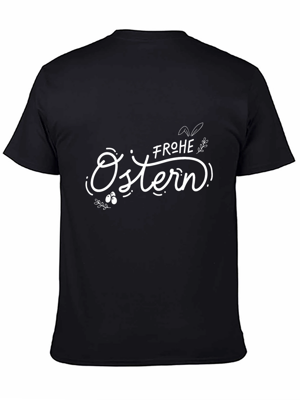 Frohe Ostern Easter Black T-Shirt