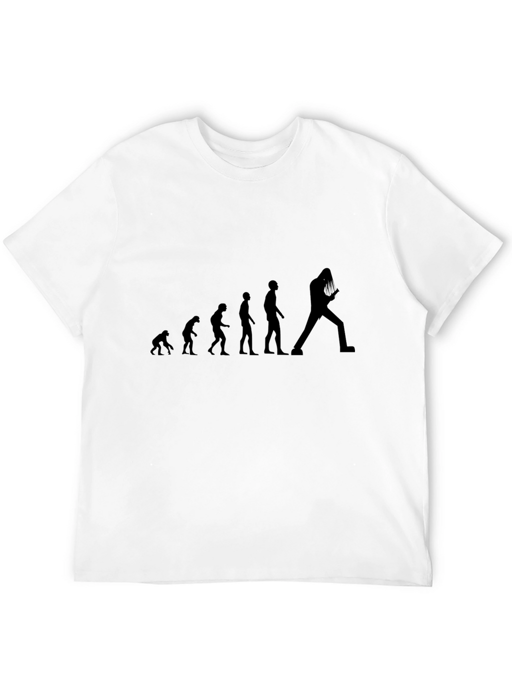 Evolution of Guitarist Black T-Shirt