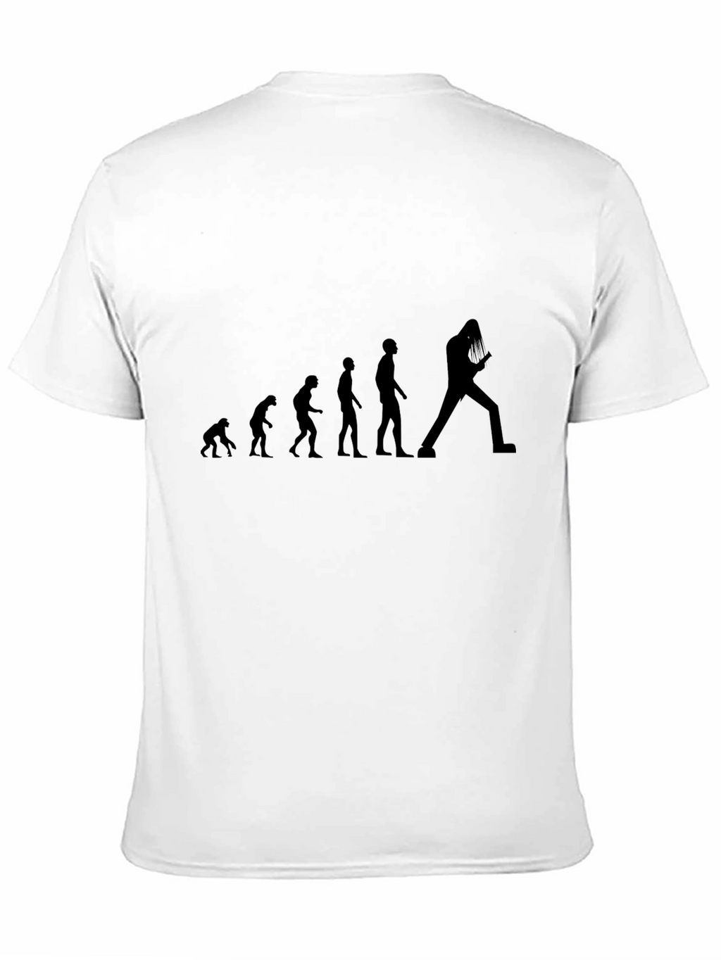 Evolution of Guitarist Black T-Shirt