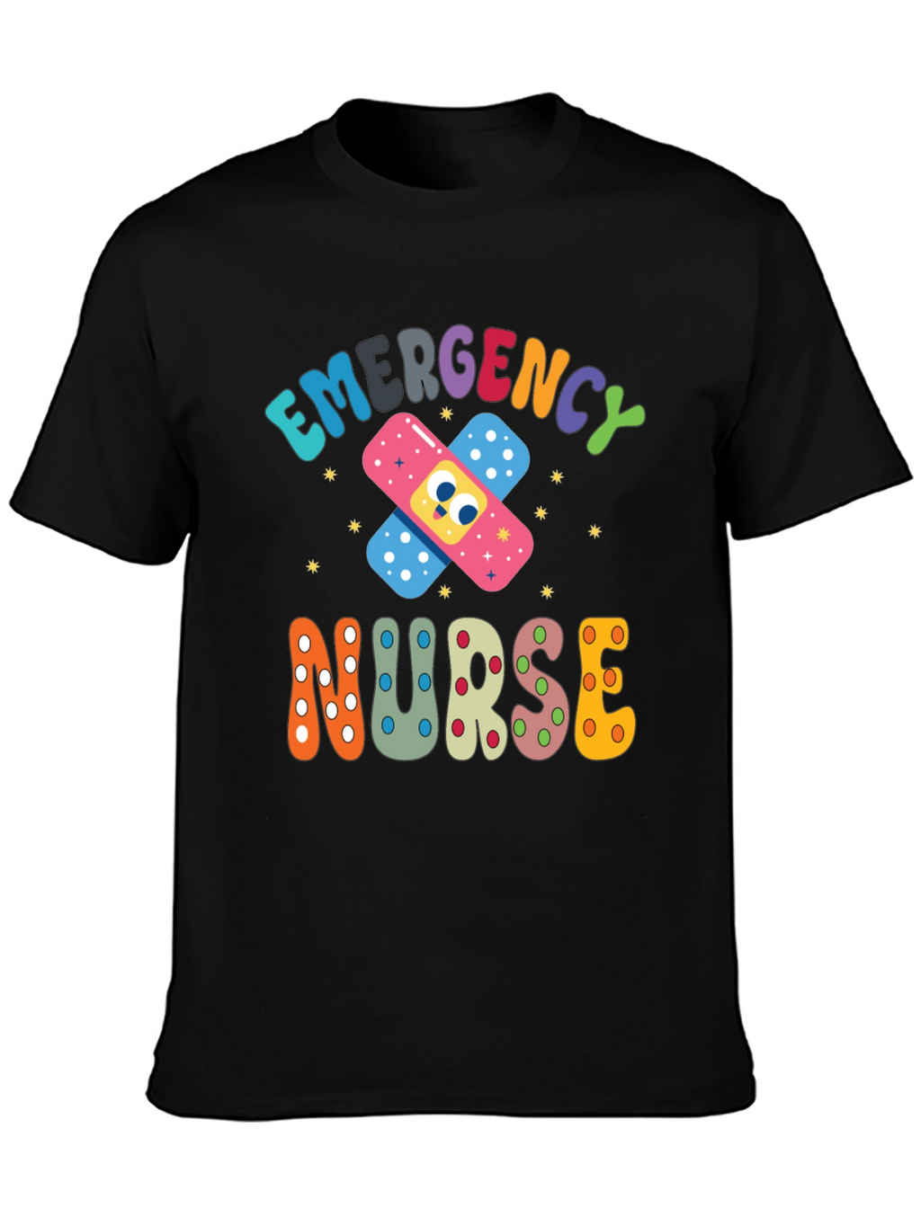 Emergency Nurse T-Shirt - Funny Bandage Design