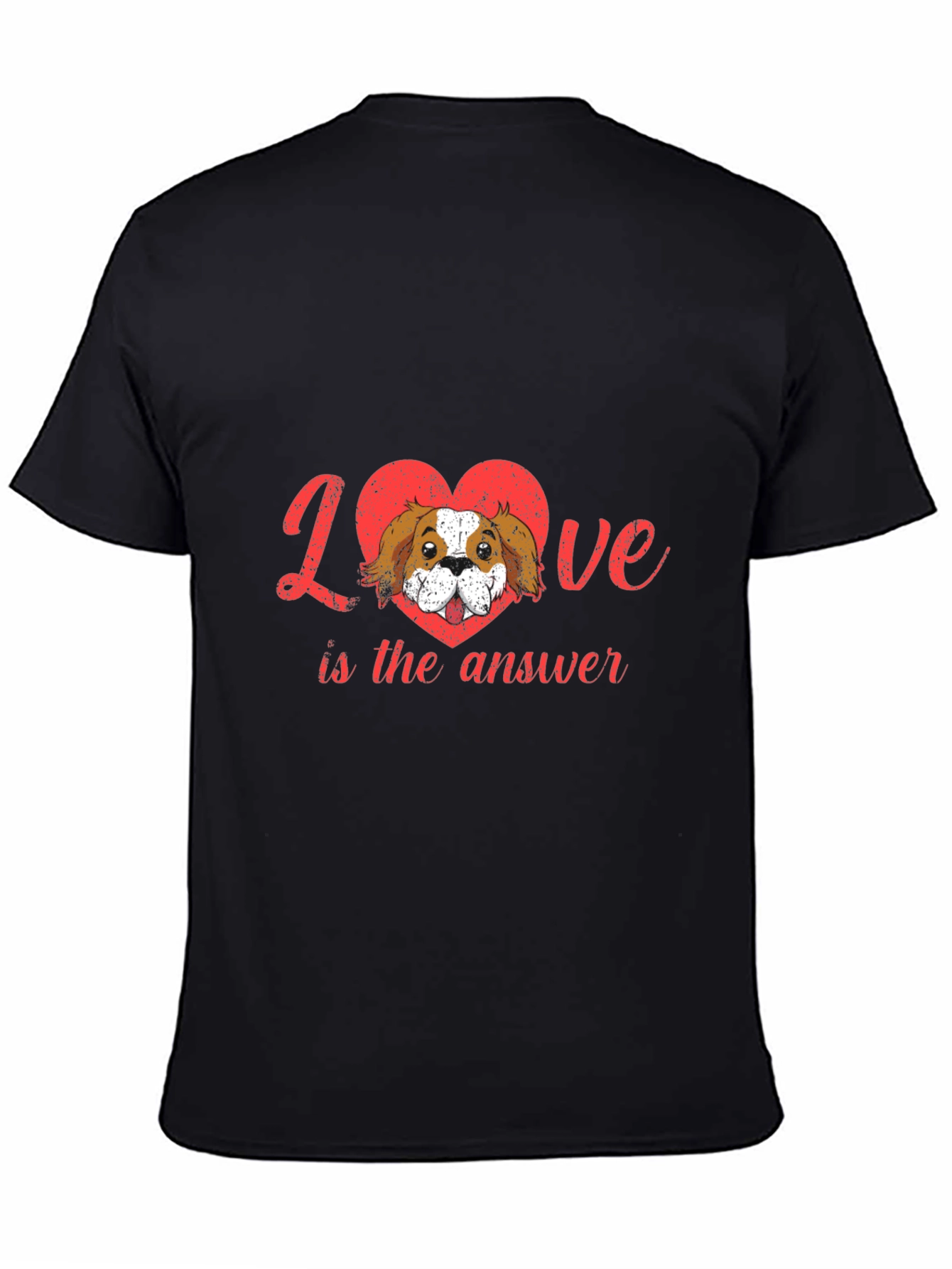 Love is the Answer Dog Heart Tee