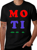MOTI Black Graphic Tee