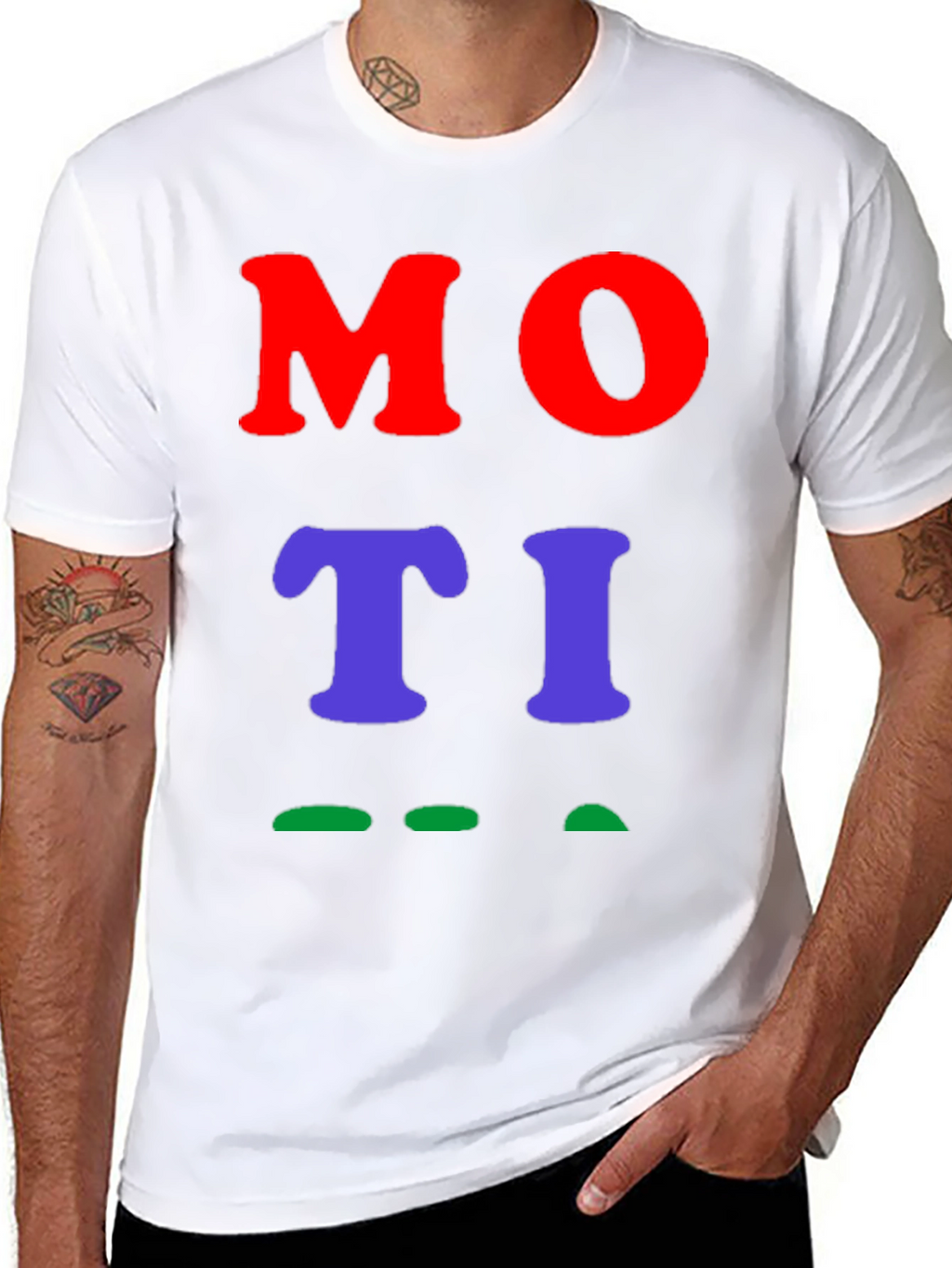 MOTI Black Graphic Tee