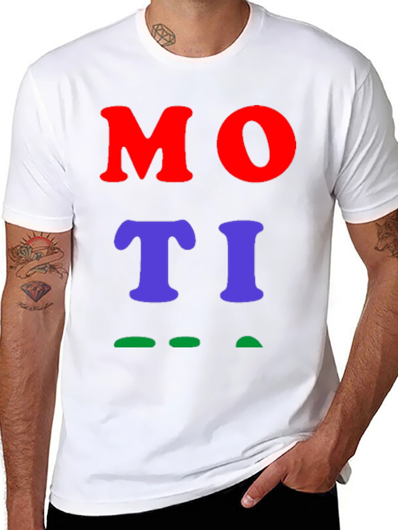 MOTI Black Graphic Tee