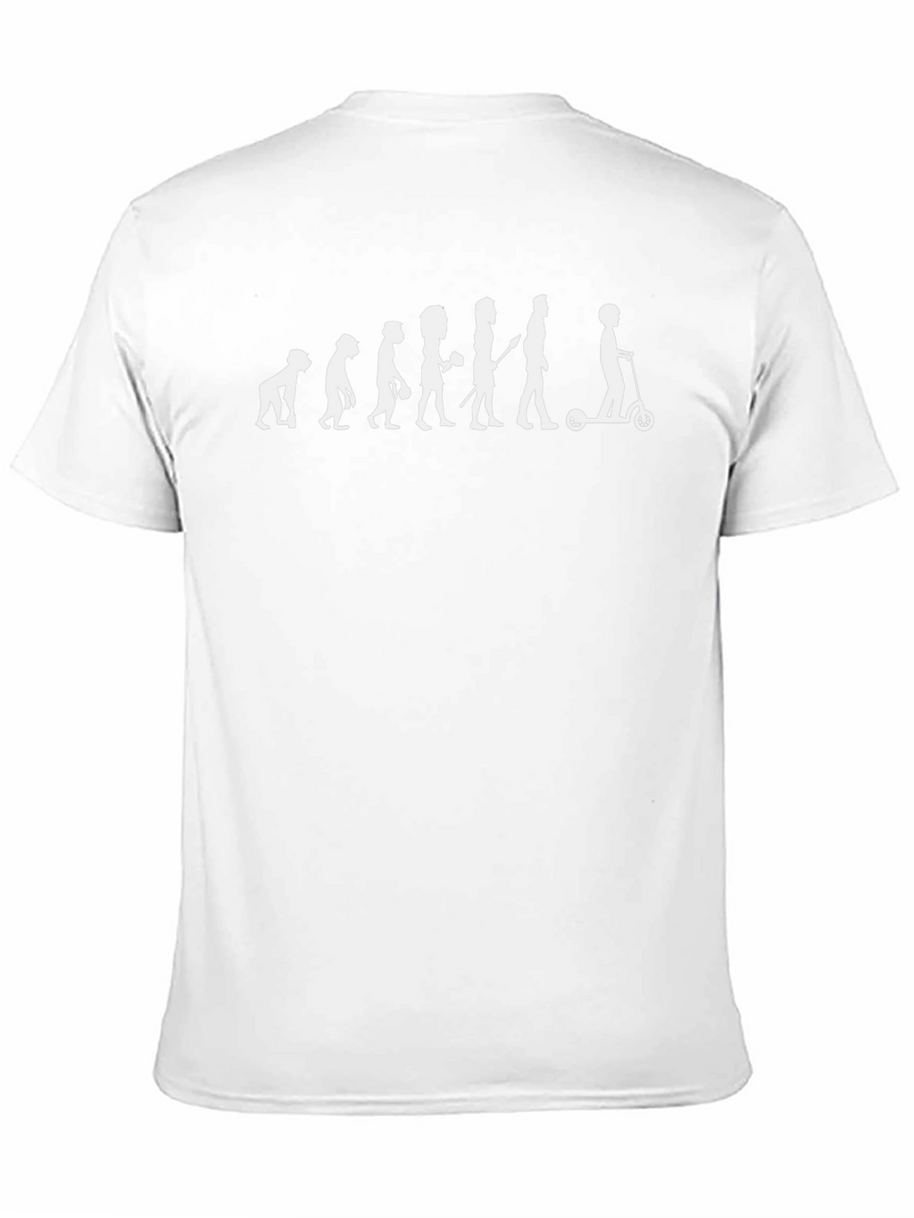 Evolution of Scooter T-Shirt - Funny Novelty Tee