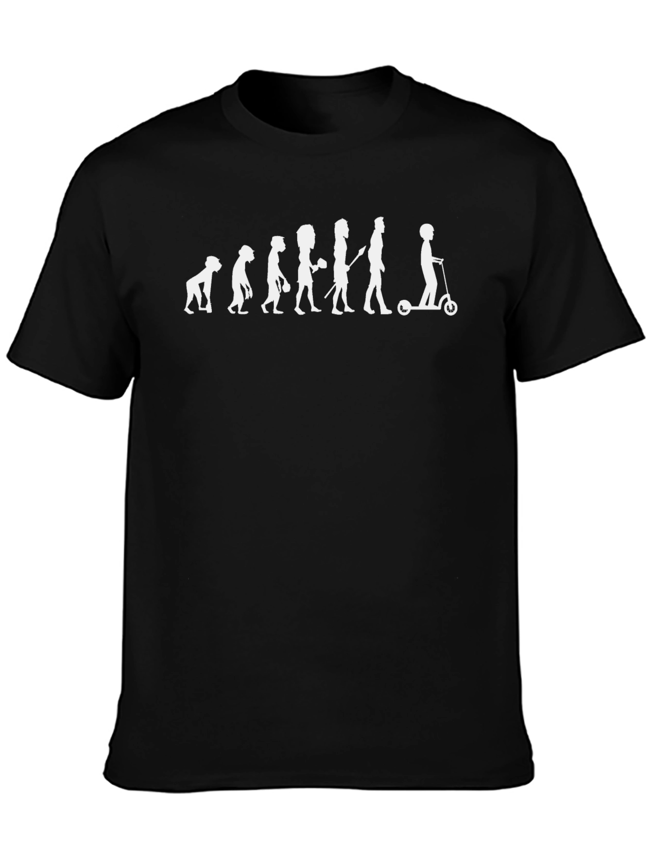 Evolution of Scooter T-Shirt - Funny Novelty Tee