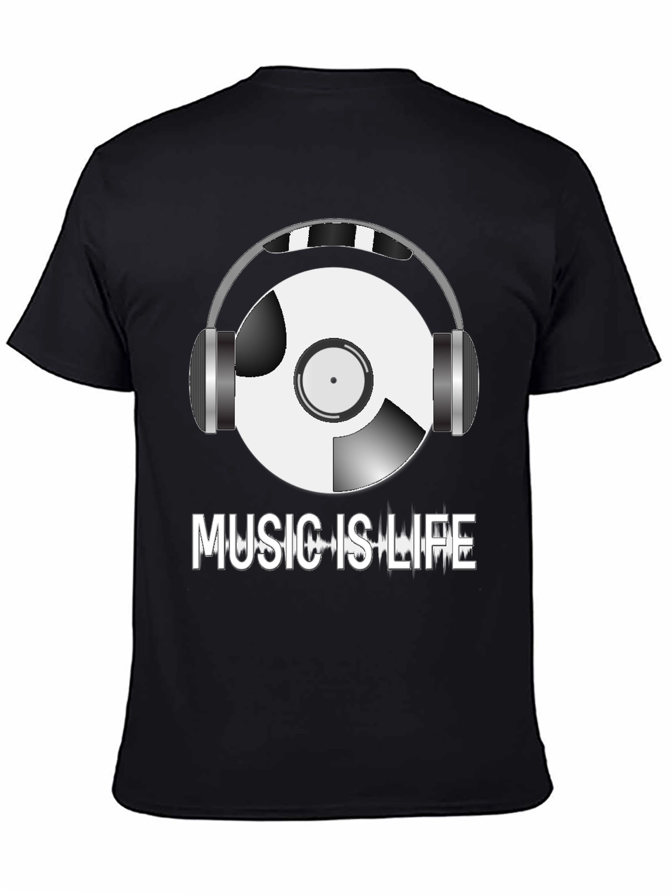 Music is Life Graphic T-Shirt