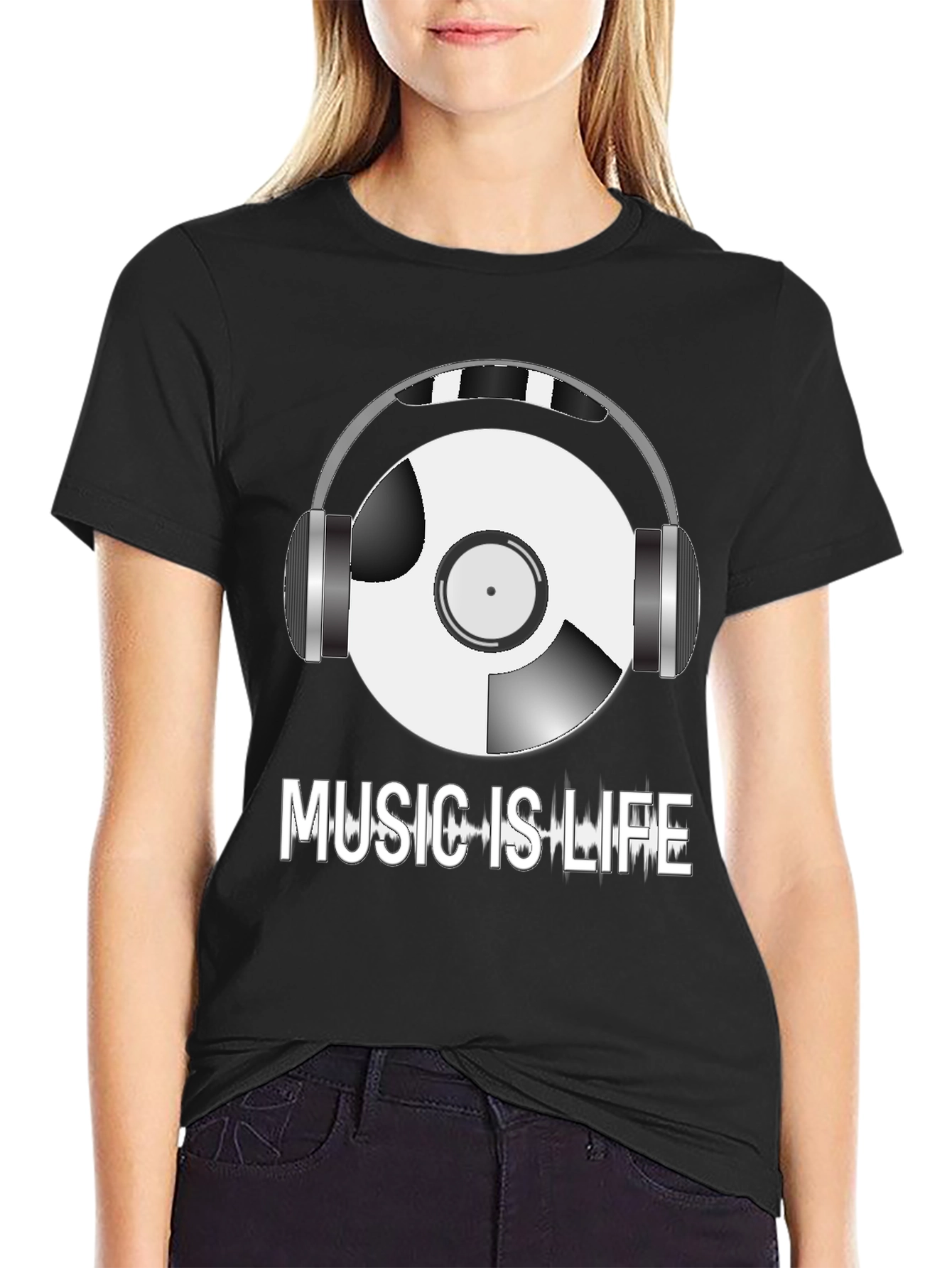 Music is Life Graphic T-Shirt