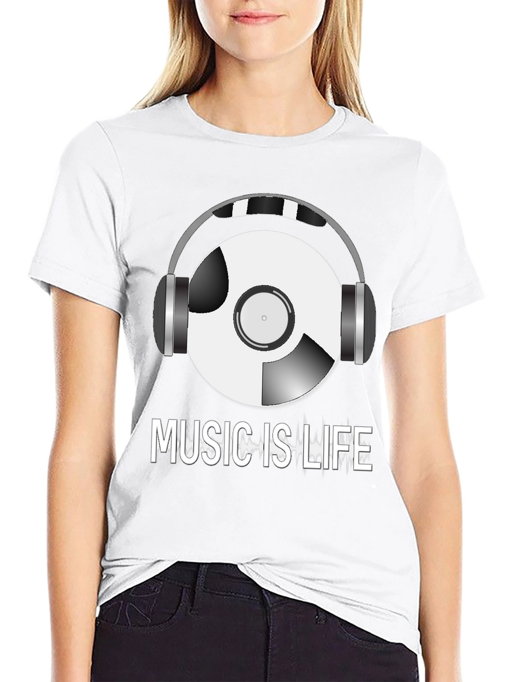 Music is Life Graphic T-Shirt
